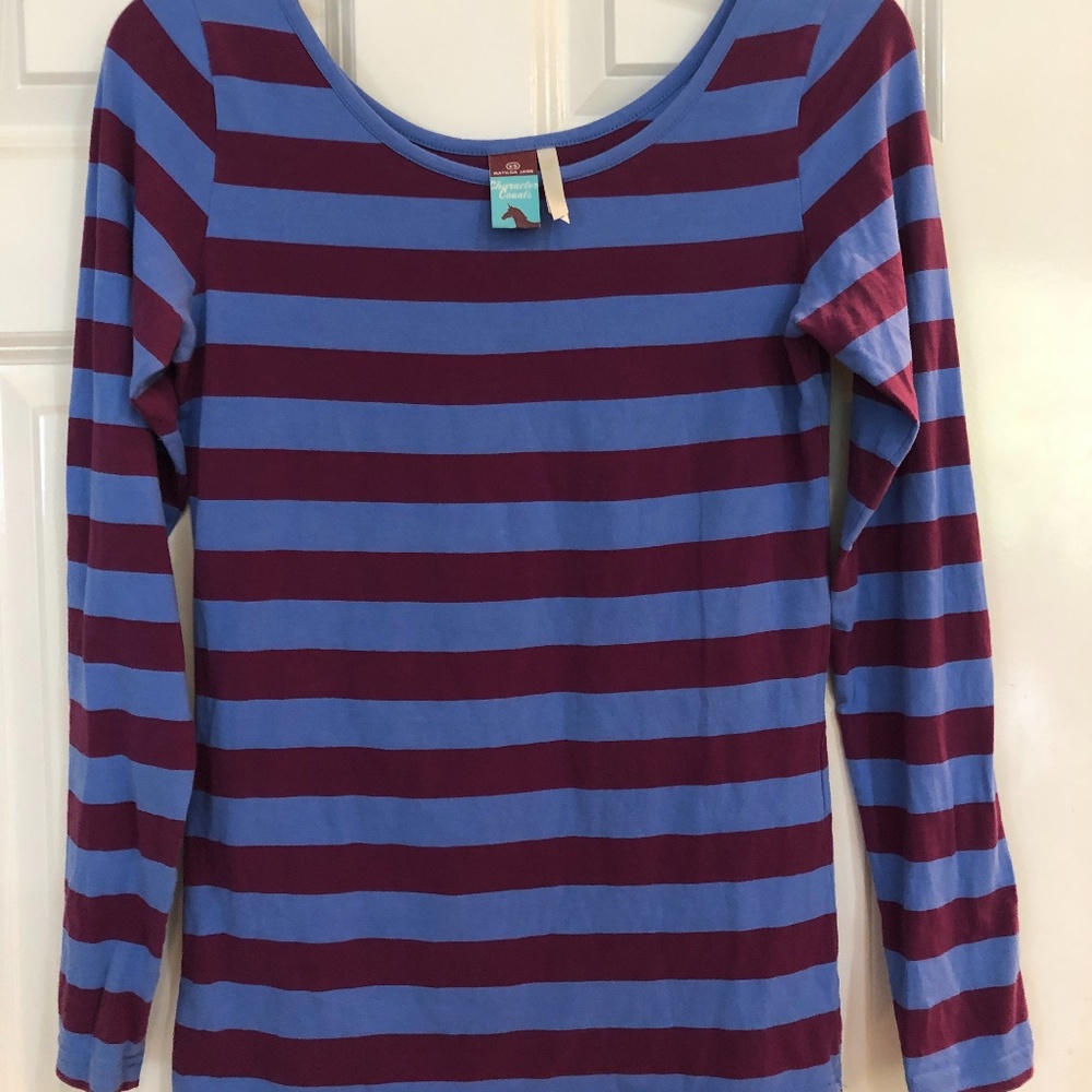 Matilda Jane Character Counts XS Stripe Shirt SOFT